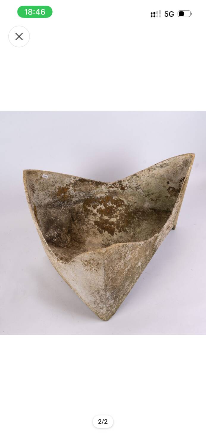Tripod planter by Willy Guhl / rare