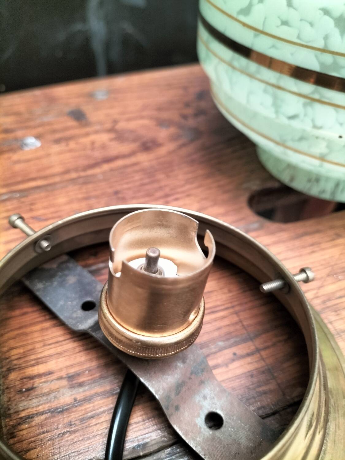 Clichy glass ceiling light