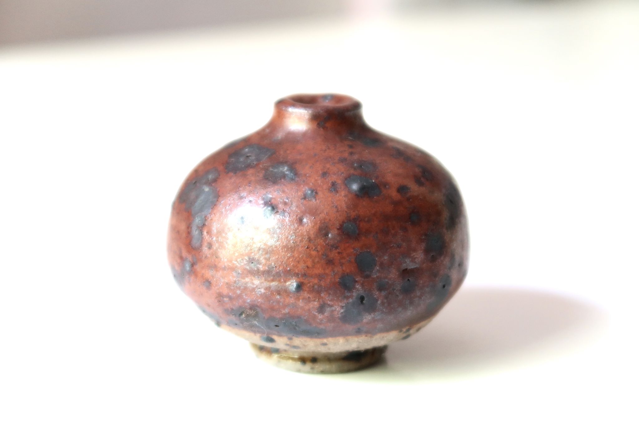 Pyrity sandstone ball vase, 70s