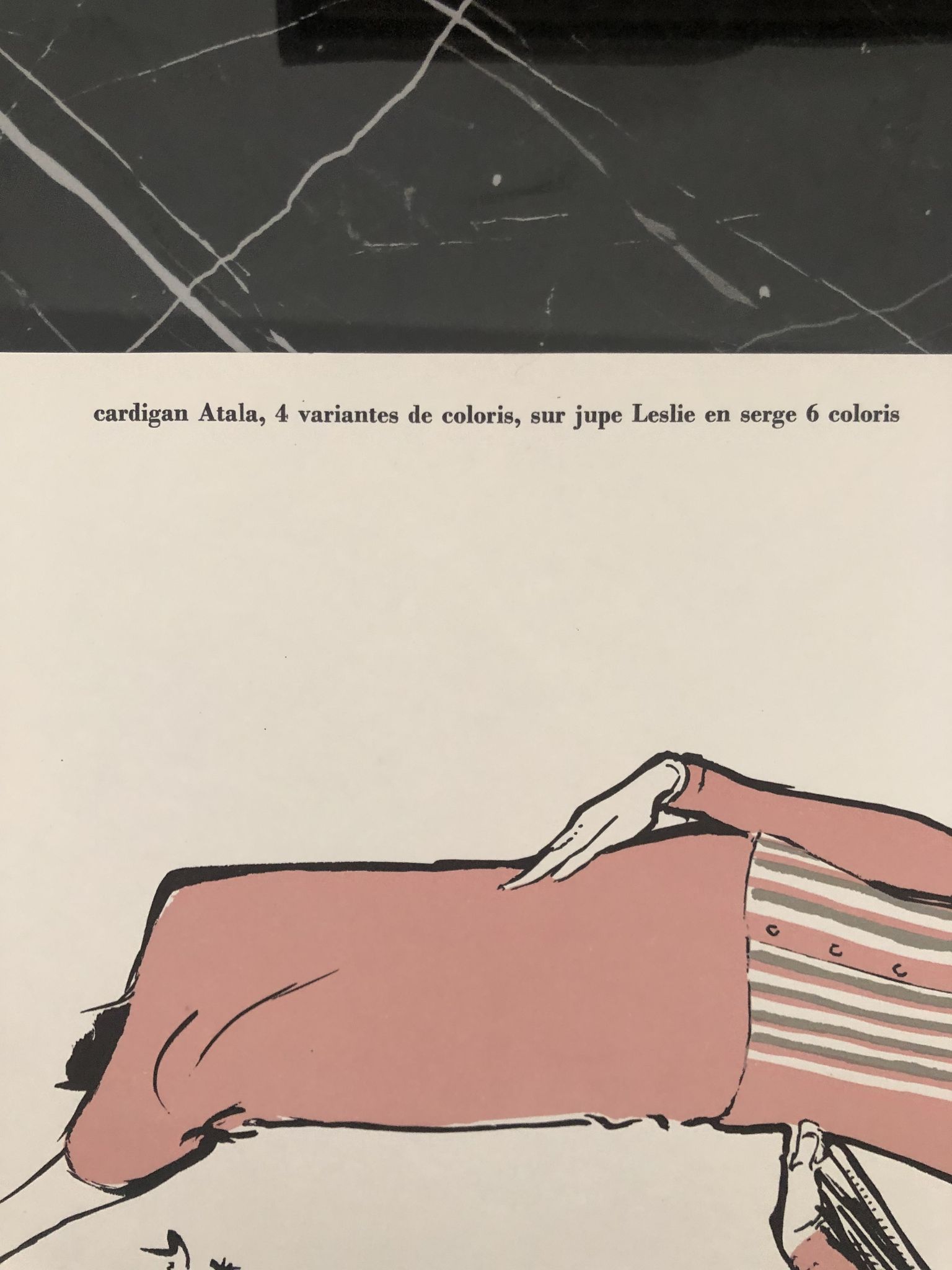 Fashion illustration 1957 by René Gruau