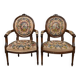 Paire de fauteuils en hêtre, style Louis XVI – début XXe