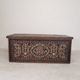 19th century Syrian wedding chest with mother of pearl inlay