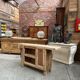 Joiner's workbench from the early 20th century.