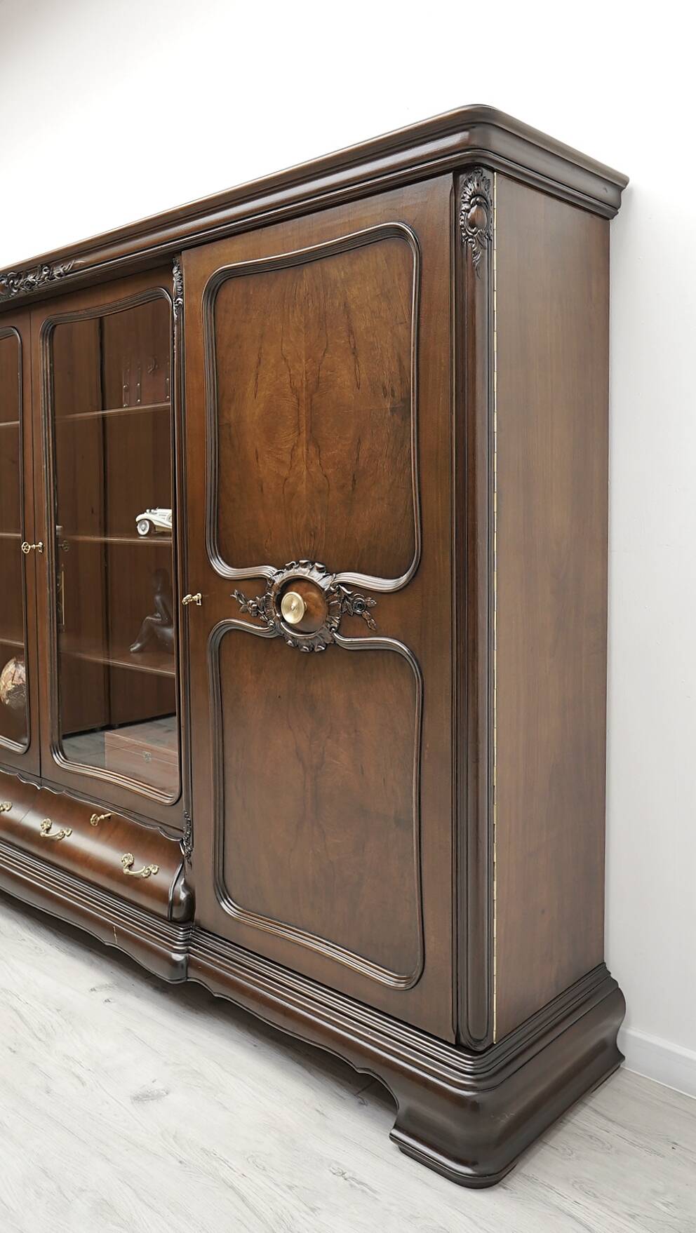 historic library from the 1940s after professional renovation.