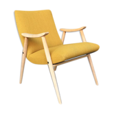 Vintage armchair in solid wood, 1950