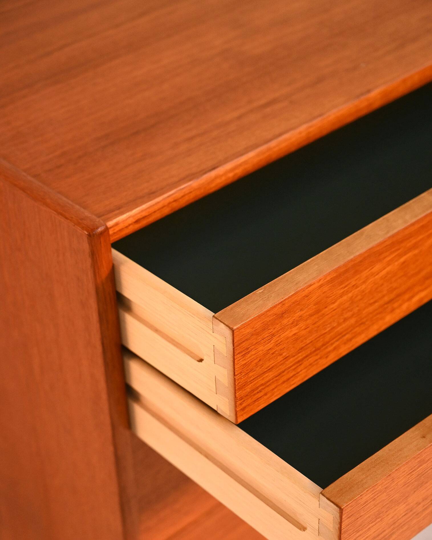 Teak bedside cabinets, Scandinavia 1960s