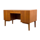 Bureau années 50, noyer, restauré