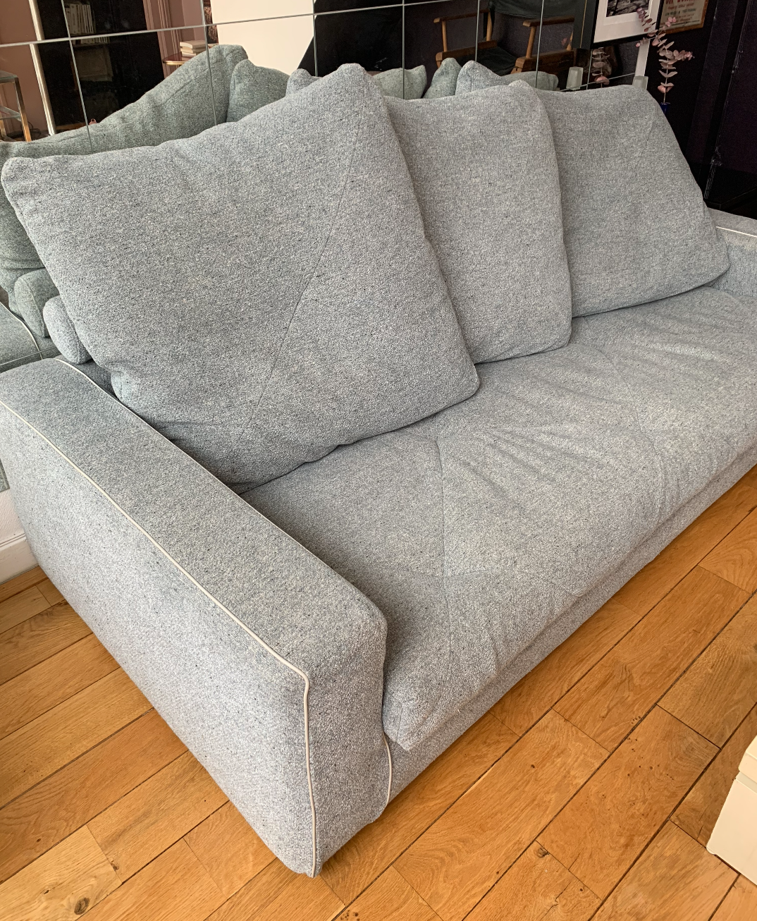 Ganska slutet krage canapé occasion roche bobois låda Spåret Storlek