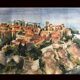 Lithograph Monaco the Palace signed Jean-Marie Simon 20th century