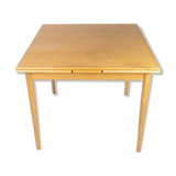 Extendable dining table in oak 60s