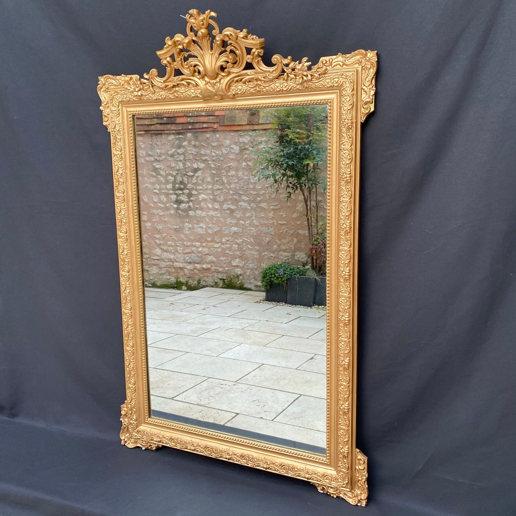Golden mirror Louis XV 98x156cm