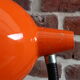 Desk lamp aluminor orange 70's