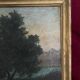 Old framed oil on panel “landscape”