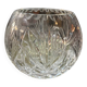 Round crystal vase