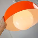 Big Space Age Pendant from Guzzini in Orange, 1970s