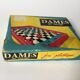 Ancien jeu de dames de voyage