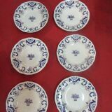 6 Lonchamps deep plates, Rouen model