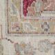 Tapis Zeigler en laine rouge fait main, motif floral, pour salon et séjour, 144 x 190 cm