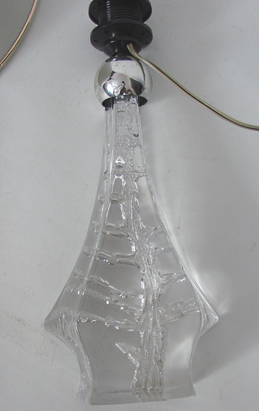 Daum Nancy lamp, France 1970s