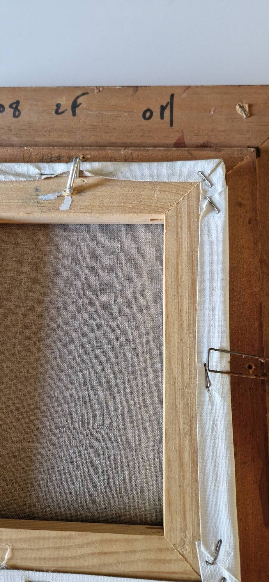 Oil on canvas "Sleeping Woman" Guy Le Corroller