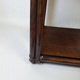 Bamboo shelf with smoked glass, 1970s