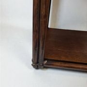 Bamboo shelf with smoked glass, 1970s