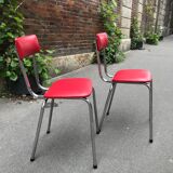 Lot of vintage Tub menager chairs around 1960