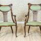 Art Nouveau Living Room Set, 1910, Set of 3