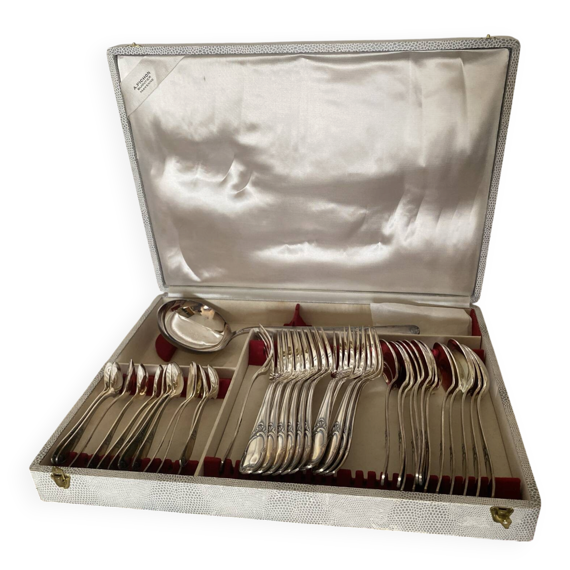 37-piece silver-plated cutlery set - Vintage Liberty silverware