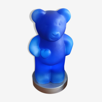 Blue bear lamp