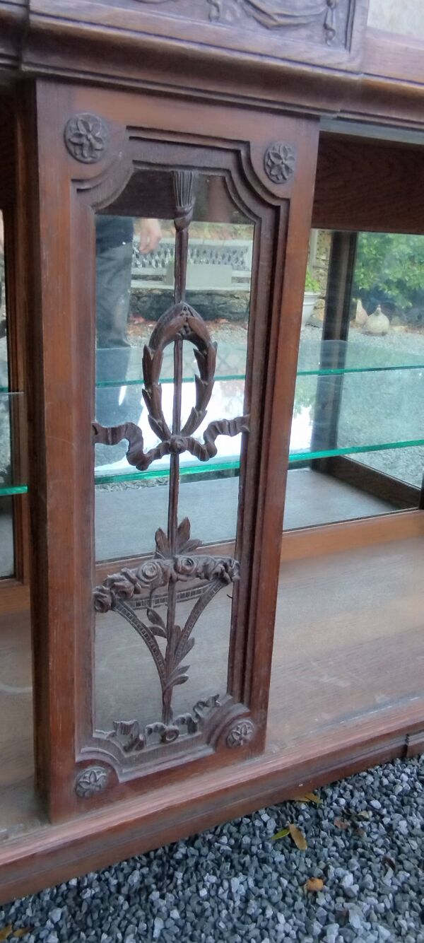Vitrine haut de buffet années 30