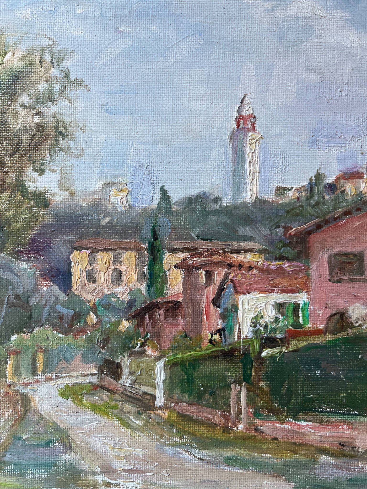 Tableau HST/P "Mediterranean Landscape" ref. H. Hayden