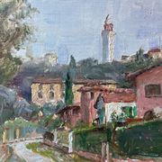Tableau HST/P "Mediterranean Landscape" ref. H. Hayden