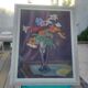 Bouquet on canvas signed