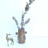 Sandstone vase signed the turnery