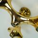 cosack gemini space age CEILING LIGHT - gold-colored - sputnik - 1970s