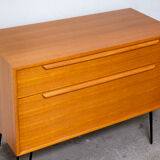 Vintage teak chest of drawers by Wk Möbel, 1970s