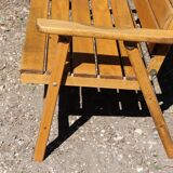 Folding bench sodibois 70s
