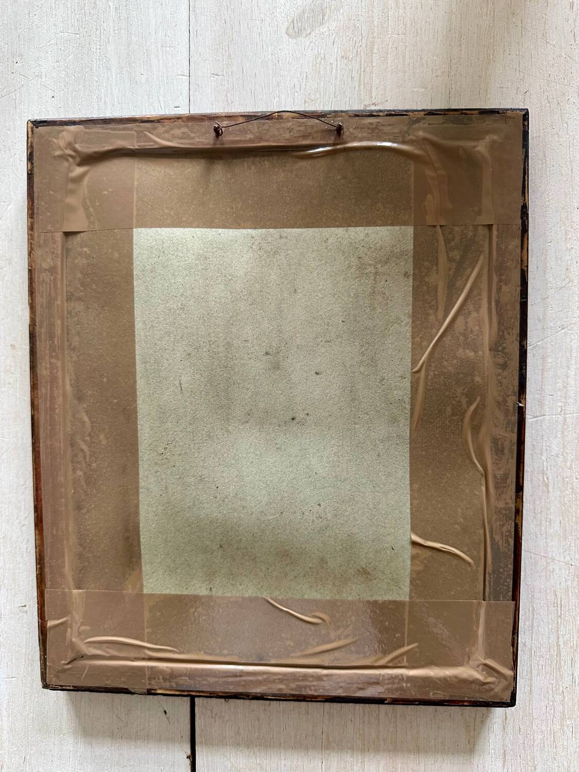 Ancienne, gravure de mode encadrée