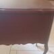 Commode bar en chêne à roulettes