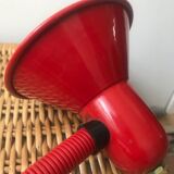 Red desk lamp with pencil holder 80/90'