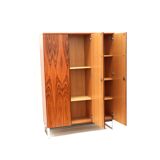 High vintage rosewood cupboard / wardrobe made in the 70s