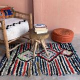 Azilal colorful Moroccan rug - 140 x 95 cm.