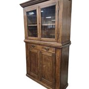 Vintage wooden display cabinet / sideboard / wardrobe