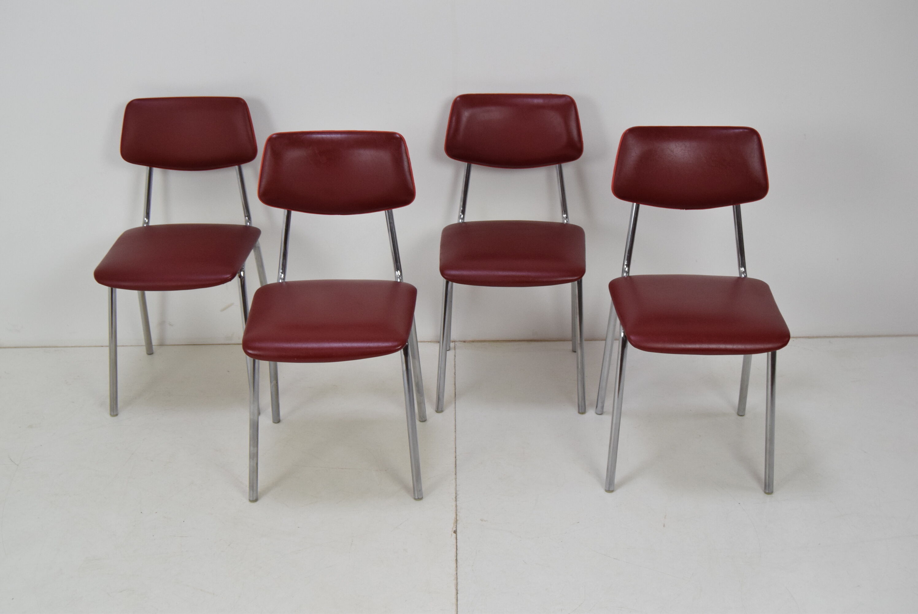 Set of four chairs, Czechoslovakia, 1970s.