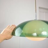 Italian Green Pendant Lamp in Plexiglass