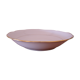 Round hollow dish in fine white porcelain (Creation Ph. Deshoulières) golden scented edges