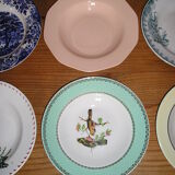 Set of 12 different hollow plates