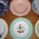 Set of 12 different hollow plates
