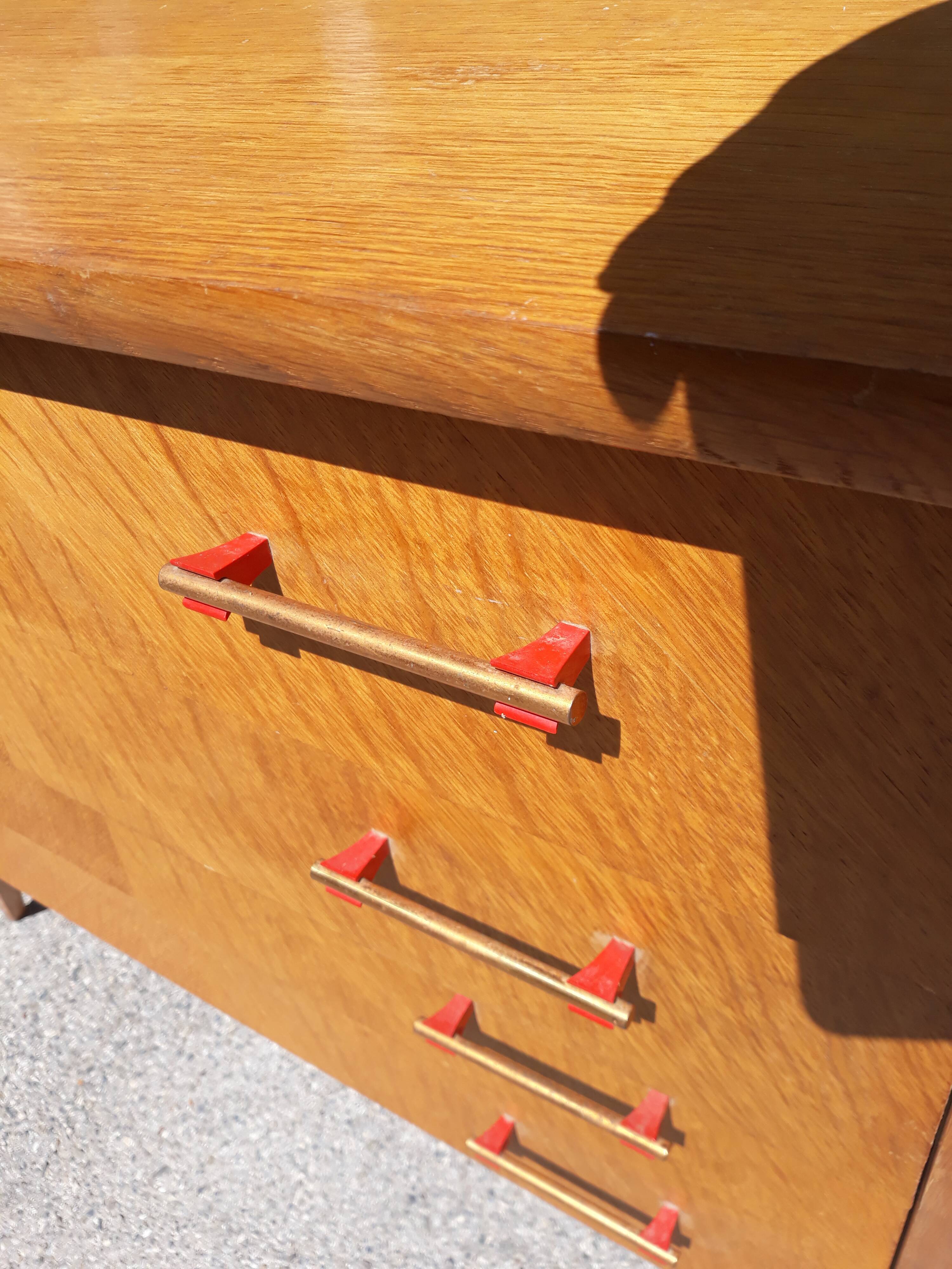 Chest of drawers years 50 feet compass